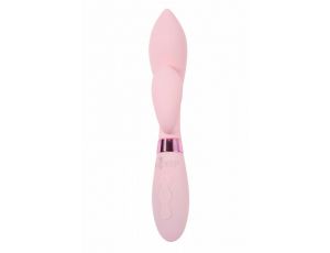 Wibrator króliczek silikonowy Indeep Juna różowy USB 21,5 cm