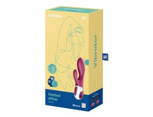 Wibrator silikonowy Satisfyer Heated Affair z ogrzewaniem i aplikacją