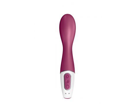 Wibrator punktu G Satisfyer Hot Spot podgrzewany silikonowy 20,5 cm bordowy - 5