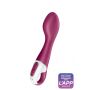 Wibrator punktu G Satisfyer Hot Spot podgrzewany silikonowy 20,5 cm bordowy - 3