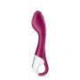 Wibrator punktu G Satisfyer Hot Spot podgrzewany silikonowy 20,5 cm bordowy - 4