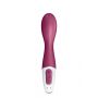 Wibrator punktu G Satisfyer Hot Spot podgrzewany silikonowy 20,5 cm bordowy - 6