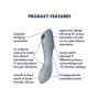 Wibrator 3w1 Satisfyer Curvy Trinity 3 niebieskoszary - 4