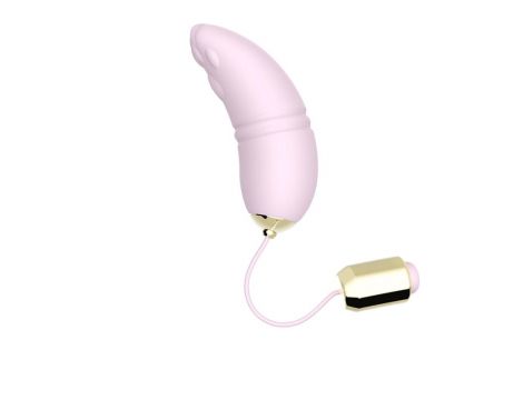 Jajeczko wibrujące Kitty silikonowe z pilotem jasnoróżowe USB - 4