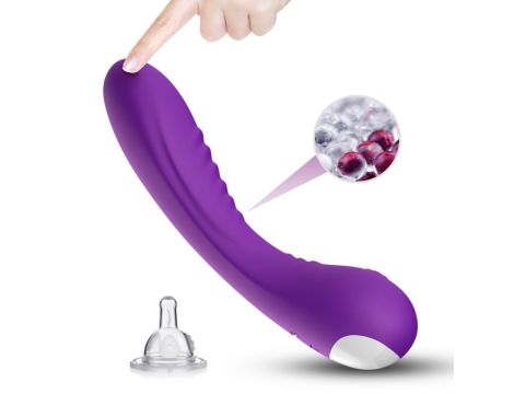 Wibrator punktu G Legend fioletowy silikonowy USB 18cm wodoodporny - 8