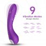 Wibrator punktu G Legend fioletowy silikonowy USB 18cm wodoodporny - 3