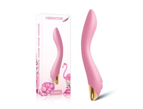 Wibrator punktu G Flamingo silikonowy B Series Joy jasnoróżowy USB 22 cm - 6
