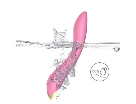 Wibrator punktu G Flamingo silikonowy B Series Joy jasnoróżowy USB 22 cm - 4
