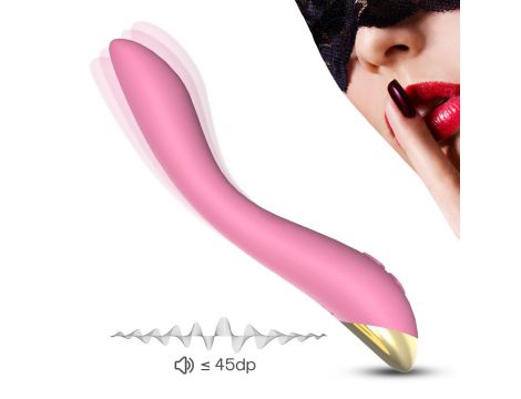 Wibrator punktu G Flamingo silikonowy B Series Joy jasnoróżowy USB 22 cm - 9