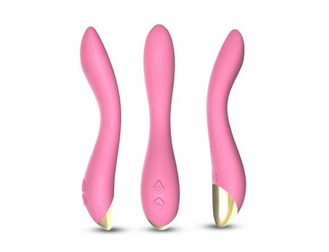Wibrator punktu G Flamingo silikonowy B Series Joy jasnoróżowy USB 22 cm - 11