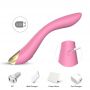 Wibrator punktu G Flamingo silikonowy B Series Joy jasnoróżowy USB 22 cm - 6