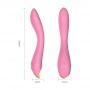 Wibrator punktu G Flamingo silikonowy B Series Joy jasnoróżowy USB 22 cm - 11