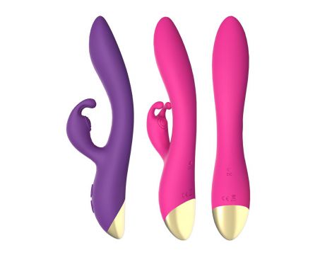 Wibrator króliczek Bonnie silikonowy różowy USB wodoodporny 22cm - 12