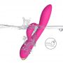 Wibrator króliczek Bonnie silikonowy różowy USB wodoodporny 22cm - 9