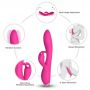 Wibrator króliczek Bonnie silikonowy różowy USB wodoodporny 22cm - 11
