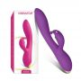 Wibrator króliczek Bonnie silikonowy fioletowy USB 22 cm - 2