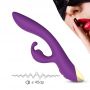 Wibrator króliczek Bonnie silikonowy fioletowy USB 22 cm - 5
