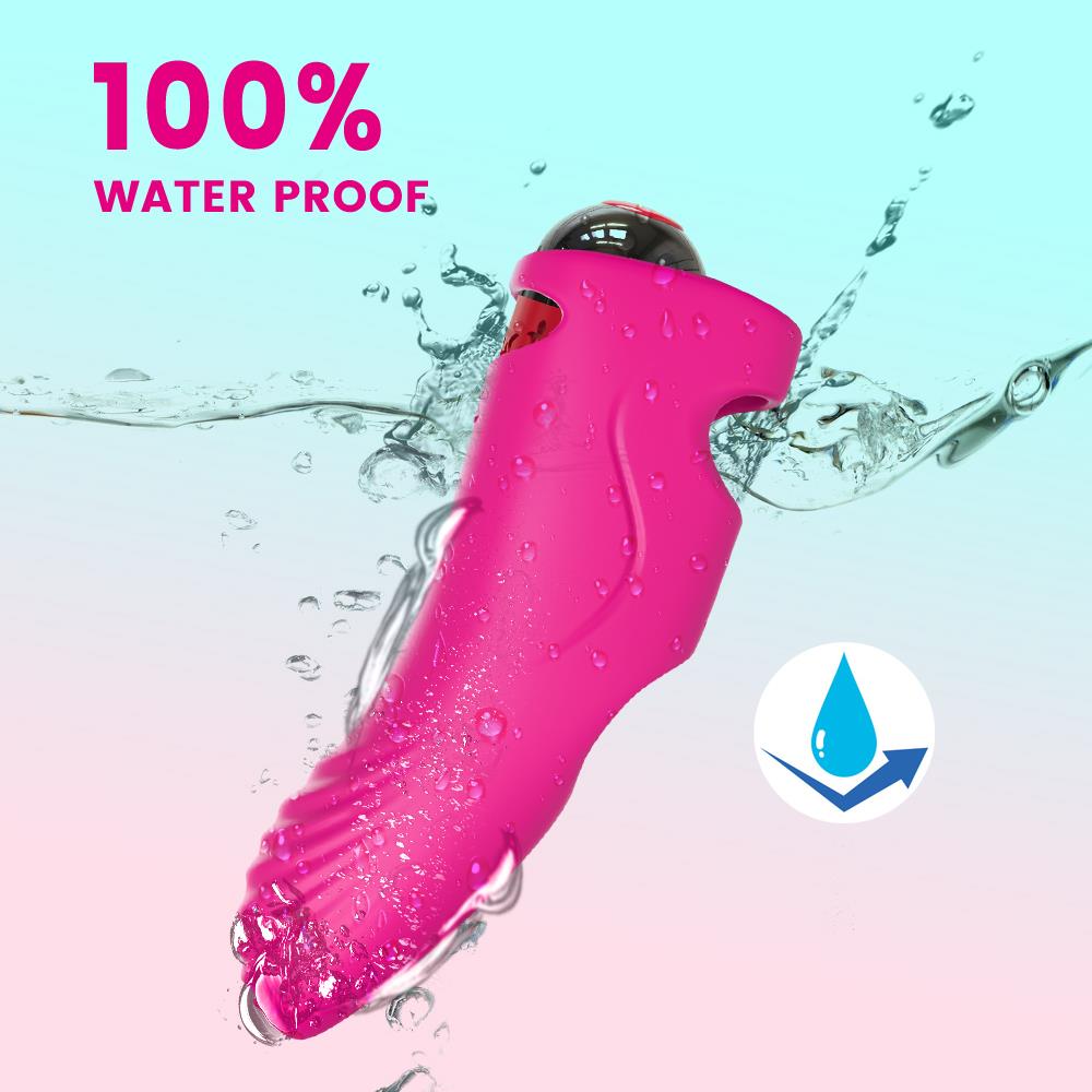 wibrator punktu g na palec nakładka 9 trybów 11 cm