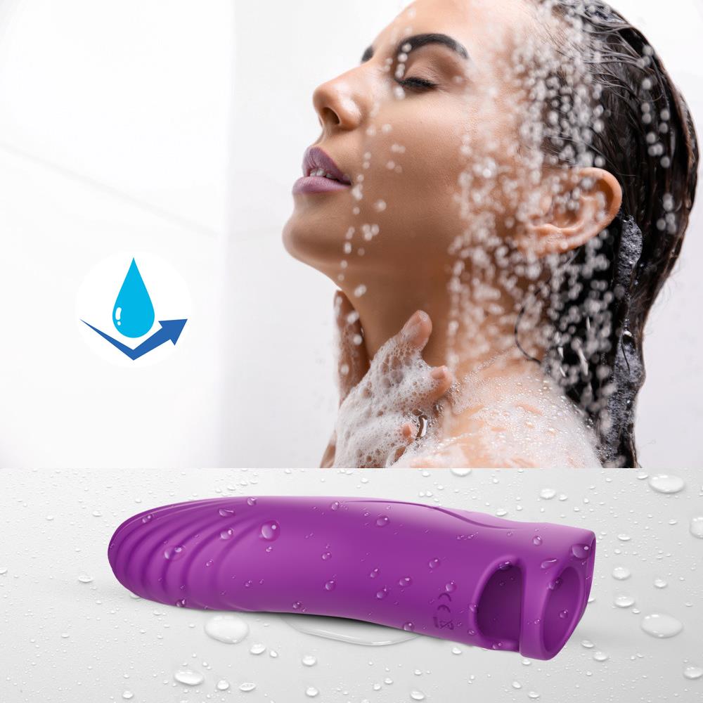 wibrator punktu g na palec nakładka 9 trybów 11 cm