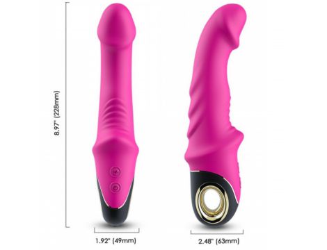Wibrator punktu G silikonowy Joyblade różowy USB wodoodporny - 10