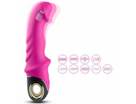 Wibrator punktu G silikonowy Joyblade różowy USB wodoodporny - 6