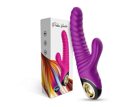 Wibrator punktu G Eternity silikonowy fioletowy USB wodoodporny
