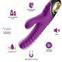 Wibrator punktu G Eternity silikonowy fioletowy USB wodoodporny - 9