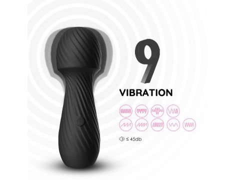 Masażer wibrujący Dazzle B Series Joy czarny silikonowy USB - 2