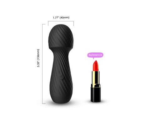 Masażer wibrujący Dazzle B Series Joy czarny silikonowy USB - 8