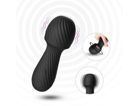 Masażer wibrujący Dazzle B Series Joy czarny silikonowy USB - 4