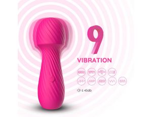 Masażer wibracyjny silikonowy Dazzle B Series Joy różowy USB