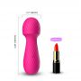Masażer wibracyjny silikonowy Dazzle B Series Joy różowy USB - 9