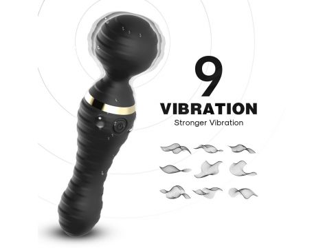 Masażer wibracyjny Freedom Joy silikonowy czarny USB wodoodporny - 3