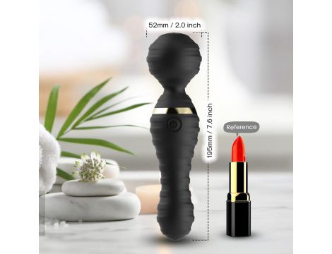 Masażer wibracyjny Freedom Joy silikonowy czarny USB wodoodporny - 4