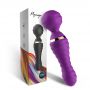 Masażer wibracyjny Freedom fioletowy silikonowy USB wodoodporny 19cm - 2