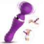Masażer wibracyjny Freedom fioletowy silikonowy USB wodoodporny 19cm - 3