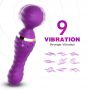 Masażer wibracyjny Freedom fioletowy silikonowy USB wodoodporny 19cm - 4