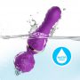 Masażer wibracyjny Freedom fioletowy silikonowy USB wodoodporny 19cm - 10