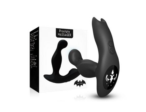 Masażer prostaty Bat King obrotowy czarny USB