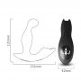 Masażer prostaty Bat King obrotowy czarny USB - 5