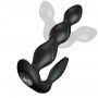 Wibrujący korek analny Maxfun czarny z pilotem USB 17 cm - 4