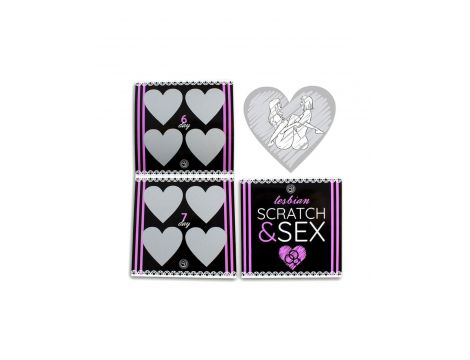Gra erotyczna zdrapka Scratch Sex Lesbijska Secret Play