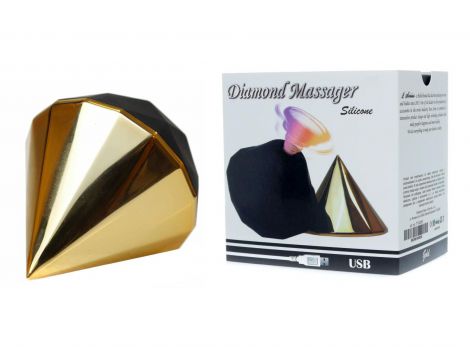 Stymulator Diamond Air Massager złoty USB 7 funkcji - 2