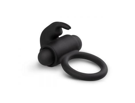 Pierścień erekcyjny wibrujący Bunny EasyToys czarny - 4