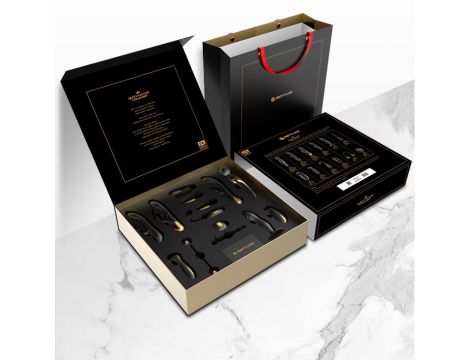 Zestaw dla par Pretty Love Golden Black Couple's Set czarny USB - 2