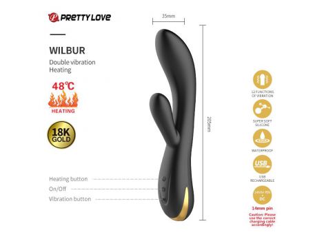 Zestaw dla par Pretty Love Golden Black Couple's Set czarny USB - 4