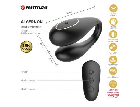 Zestaw dla par Pretty Love Golden Black Couple's Set czarny USB - 7