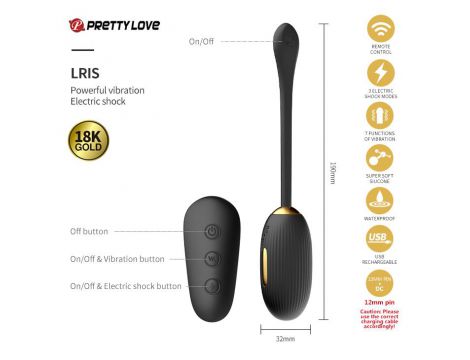 Zestaw dla par Pretty Love Golden Black Couple's Set czarny USB - 9