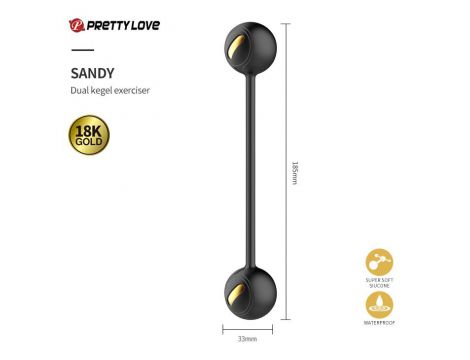 Zestaw dla par Pretty Love Golden Black Couple's Set czarny USB - 10