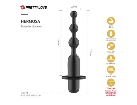 Zestaw dla par Pretty Love Golden Black Couple's Set czarny USB - 11